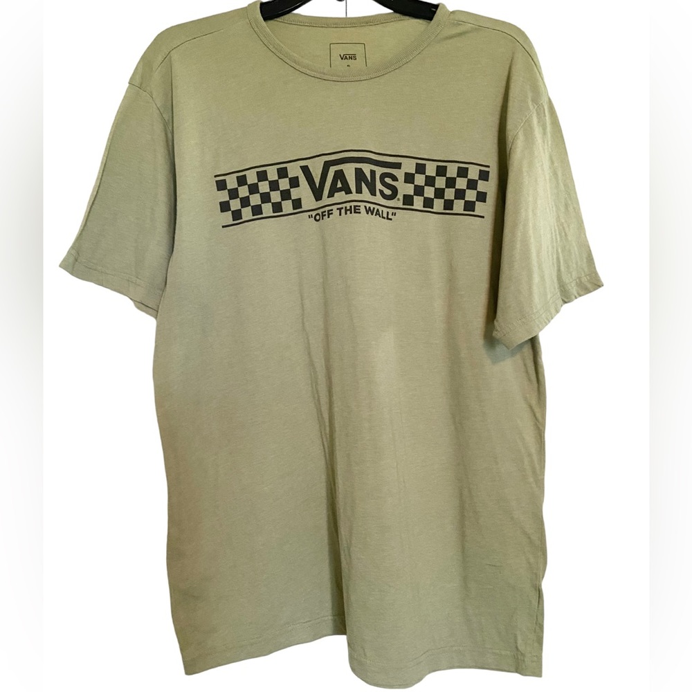 VANS Off The Wall Green t-shirt Size XL Extra Large Short Sleeve Tee